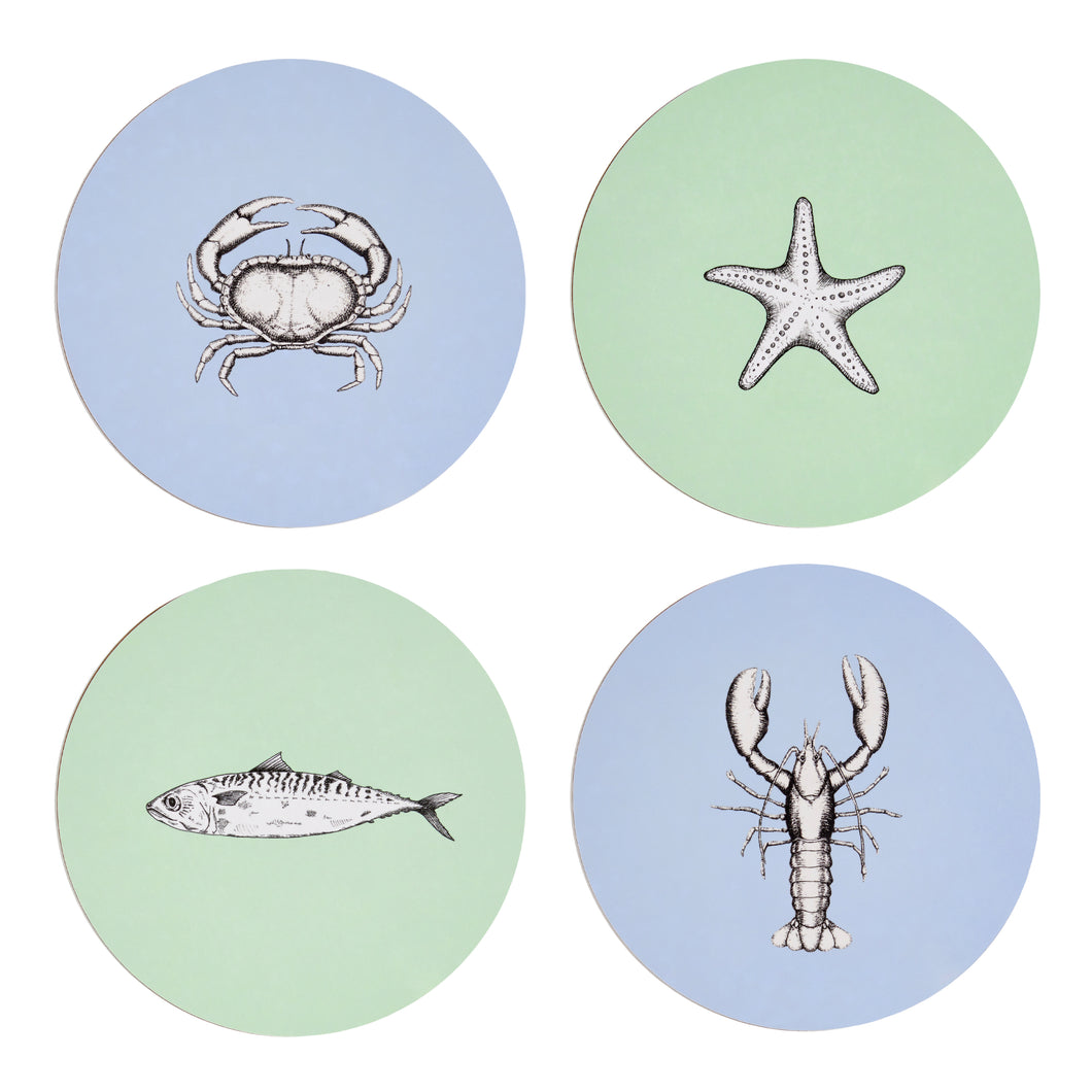 By The Sea Placemats Set x4