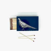 Load image into Gallery viewer, NEW Hand-Painted Navy Pheasant Matchbox Holder