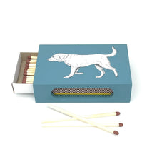 Load image into Gallery viewer, NEW Hand-Painted Petrol Blue Labrador Matchbox Holder
