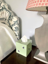 Load image into Gallery viewer, Green Bees Tissue Box